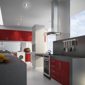 Red Kitchen
