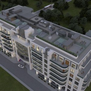 Toronto Building Exterior - Dusk